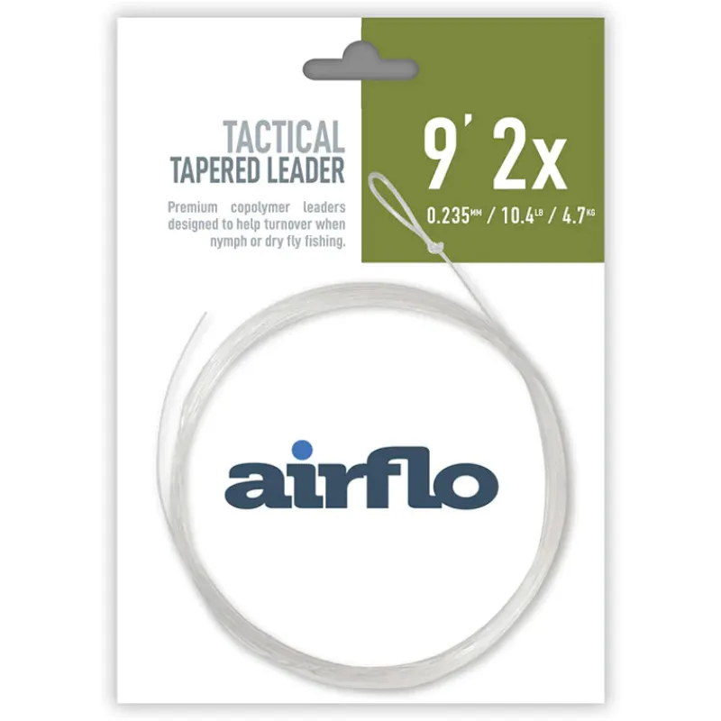 Airflo Flies|Fishing Lines>Tactical 9ft Tapered Leader 3 Pack