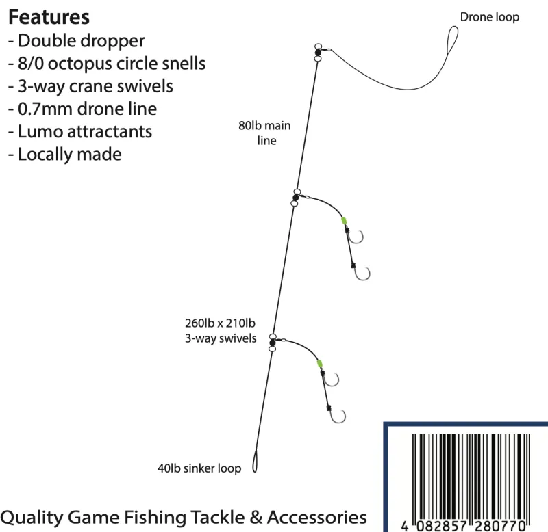Angler Drone Fishing|Flies>Demersal Drone Fishing Rig