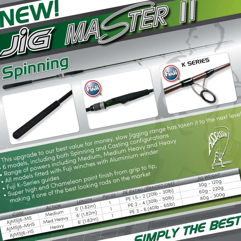 Assassin Flies|Fishing Rods>Jigmaster II Slow