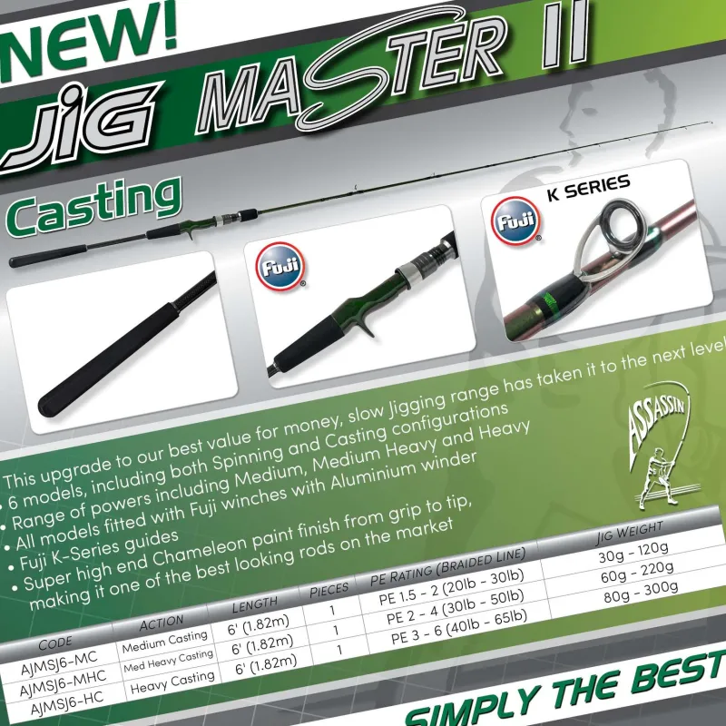 Assassin Flies|Fishing Rods>Jigmaster II Slow