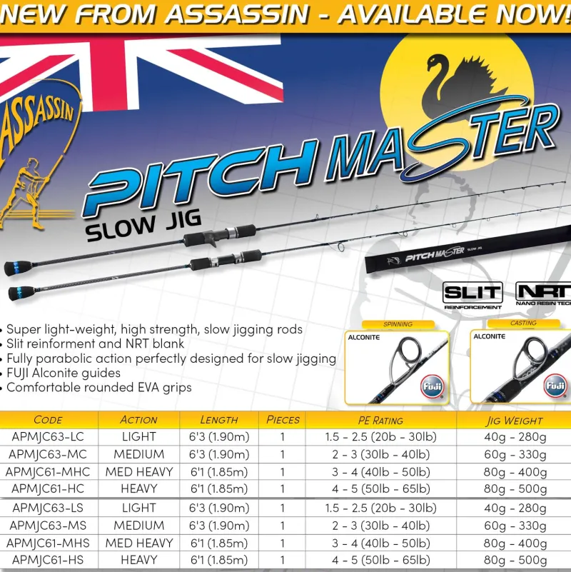Assassin Flies|Fishing Rods>Pitchmaster Slow Jig
