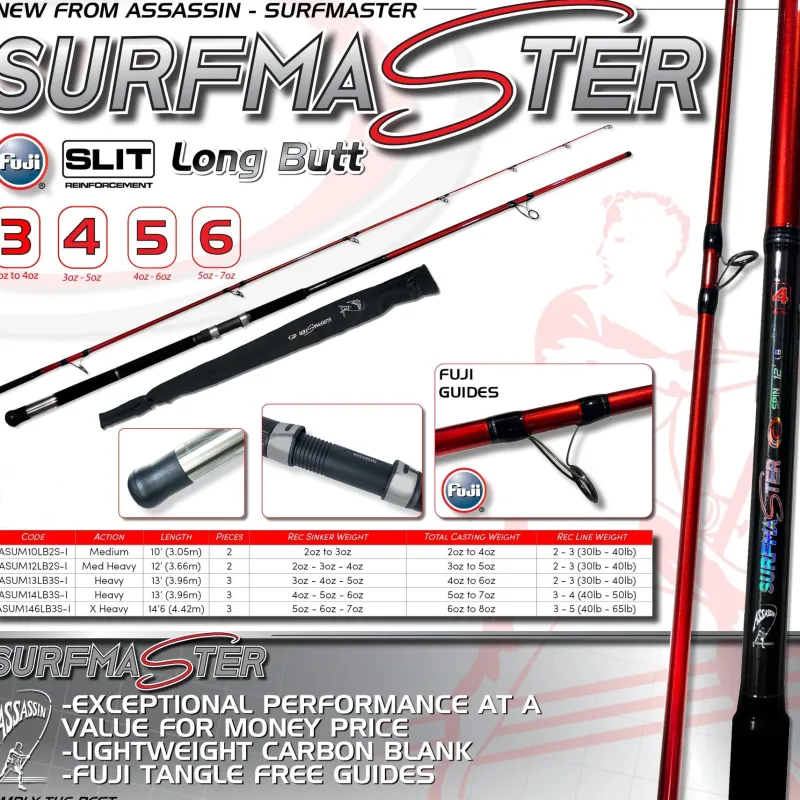 Assassin Flies|Fishing Rods>Surfmaster Long Butt