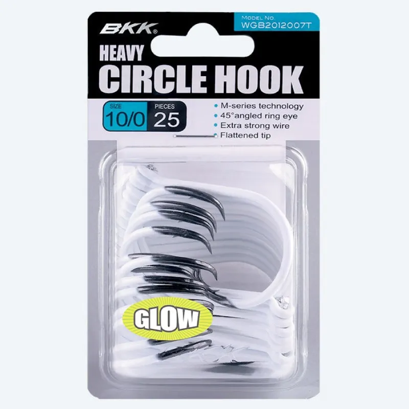BKK Bait Hooks|Flies>Glow Heavy Circle 25pk