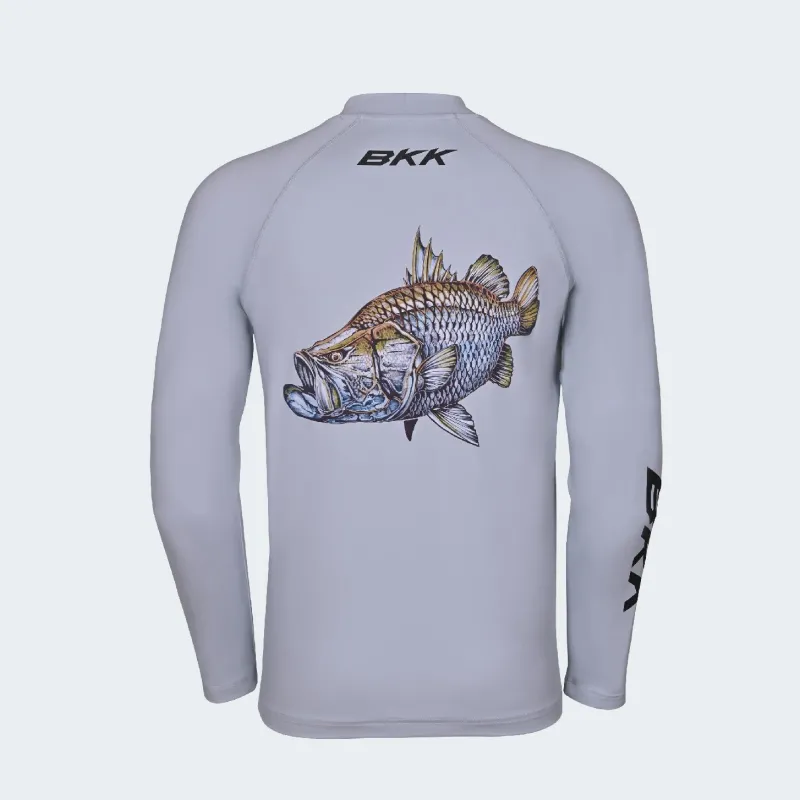 BKK Long Sleeve Shirts Mens|Flies>Performance Shirt Grey
