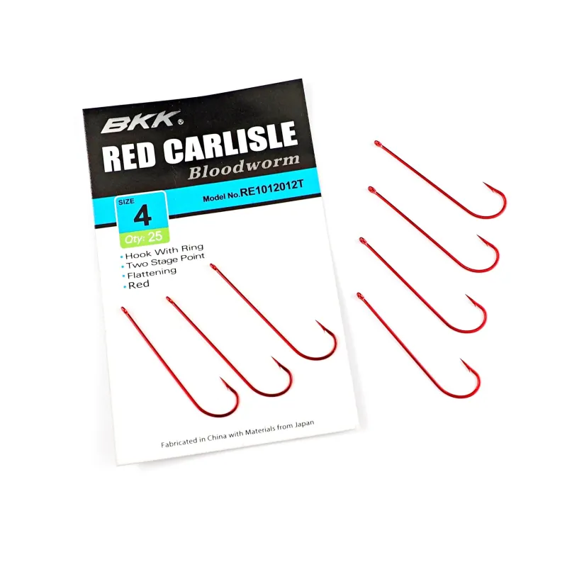 BKK Bait Hooks|Flies>Red Carlisle 25pk