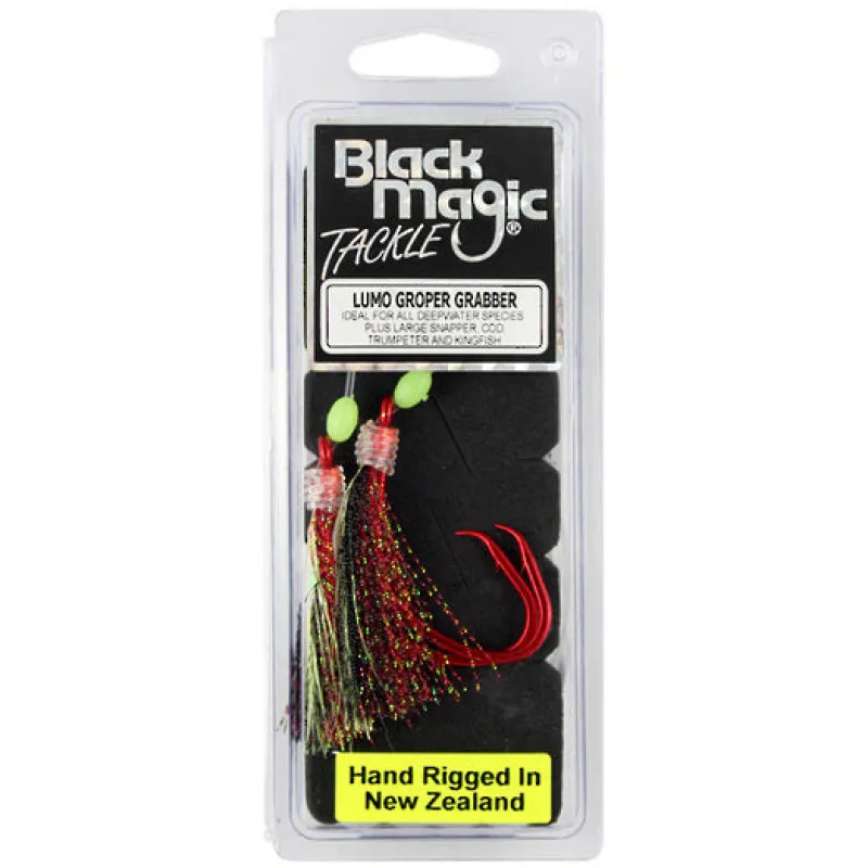 Black Magic Pre-made Rigs|Flies>Groper Grabber Blue