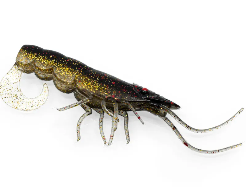 TackleWest Soft Plastic Lures|Flies>Chasebaits Curly Prawn 60