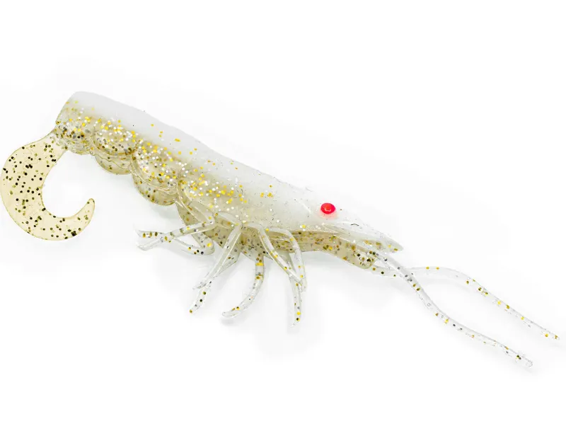 TackleWest Soft Plastic Lures|Flies>Chasebaits Curly Prawn 60
