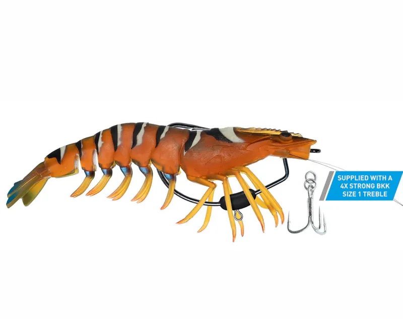 TackleWest Soft Plastic Lures|Flies>Chasebaits Flick Prawn 180