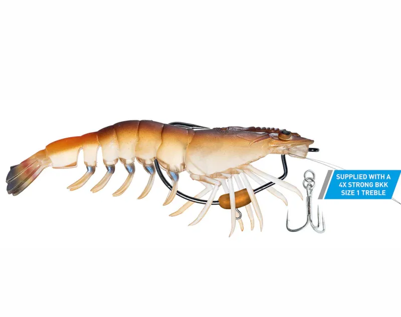 TackleWest Soft Plastic Lures|Flies>Chasebaits Flick Prawn 180 Heavy