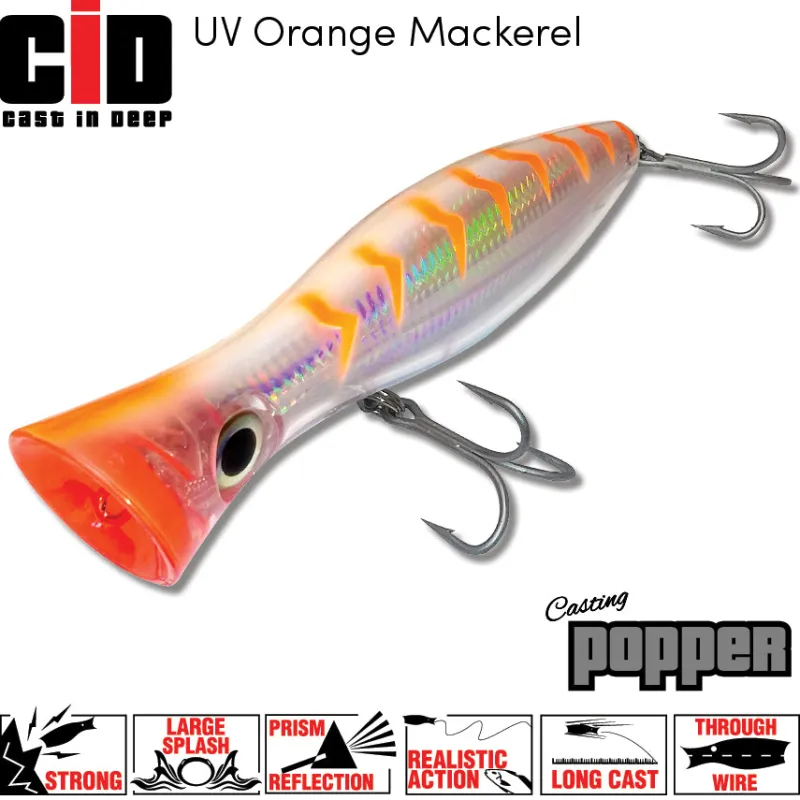 CID Popper Lures|Flies>Casting Popper 160