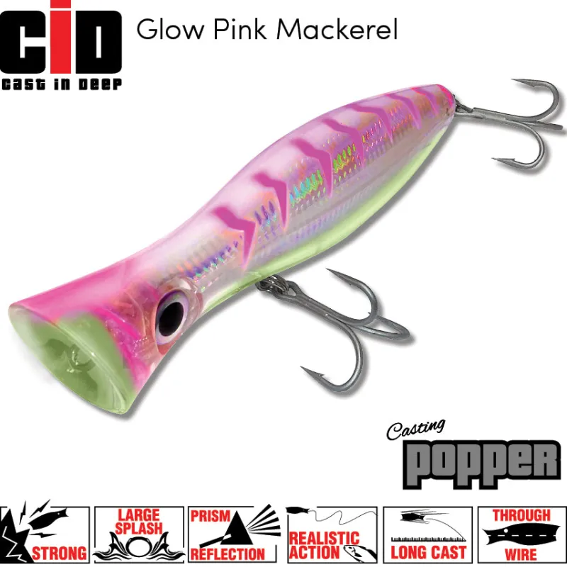 CID Popper Lures|Flies>Casting Popper 160