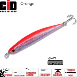 TackleWest Stickbaits|Flies>CID Casting Sprat 90