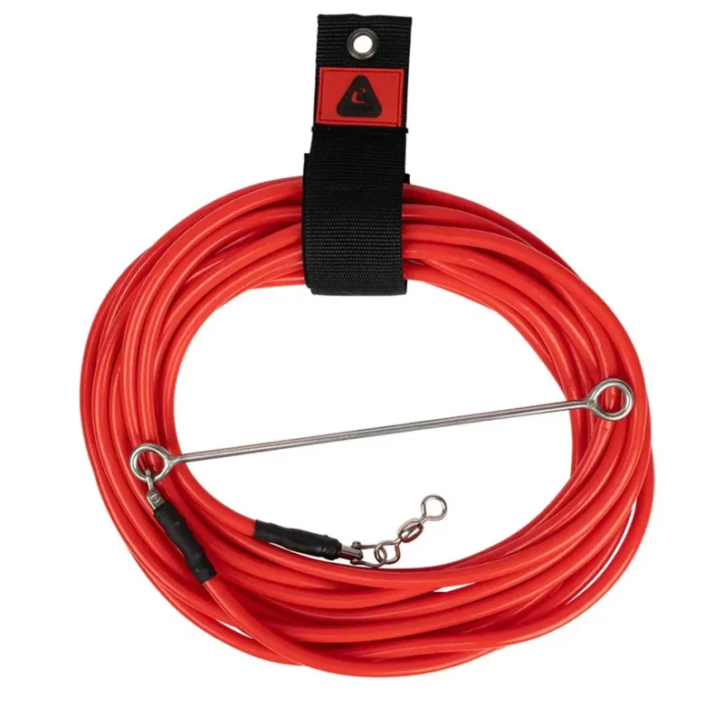 Cressi Floats & Floatlines|Floats/Burley Cages>Elite Float Line with Speed Needle 20m Red