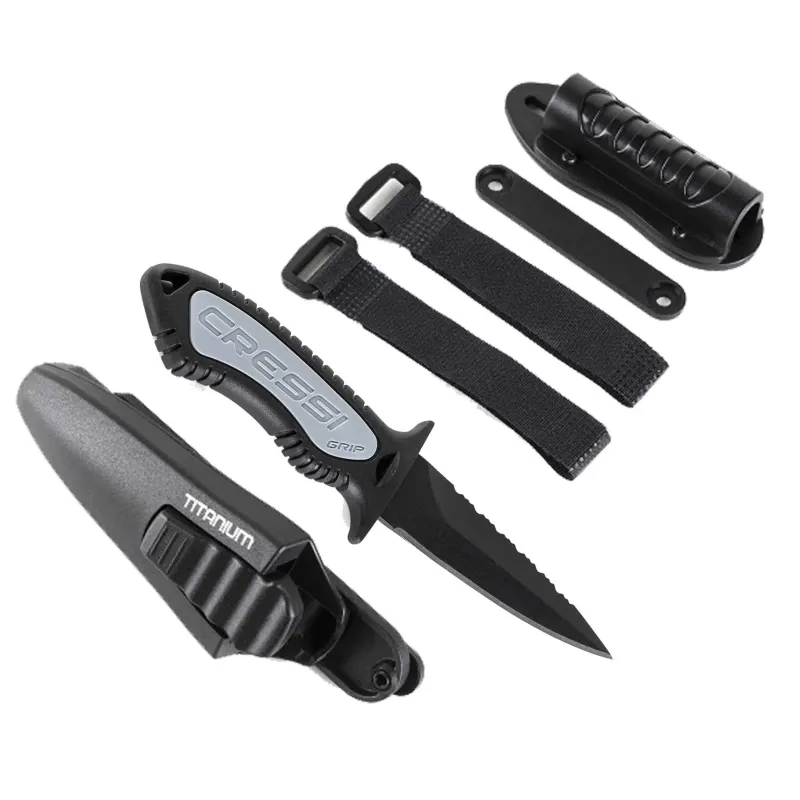 Cressi Dive Knives|Flies>Grip Knife Black