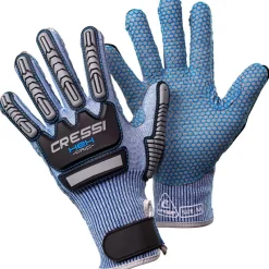 Cressi Dive Gloves|Flies>Hex Grip Gloves Blue