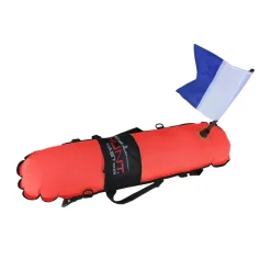 Cressi Floats & Floatlines|Floats/Burley Cages>Inflatable Torpedo Float Red