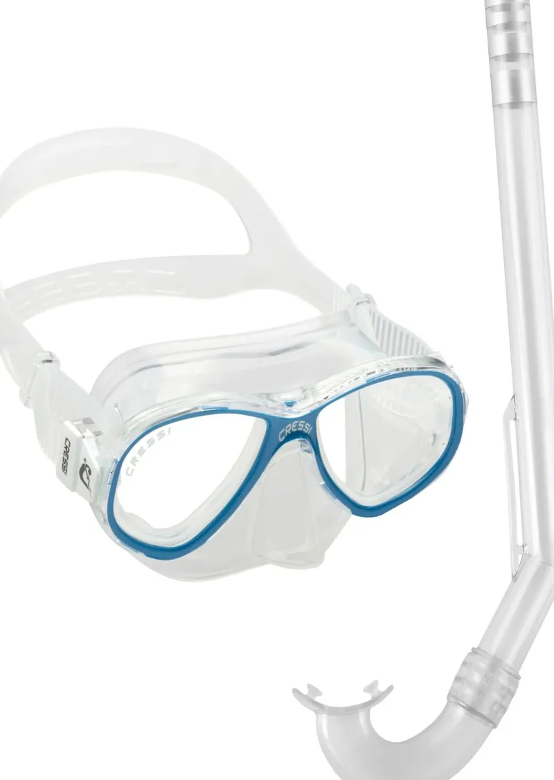 Cressi Dive Masks|Flies>Perla Junior and Minigringo Mask/Snorkel Set
