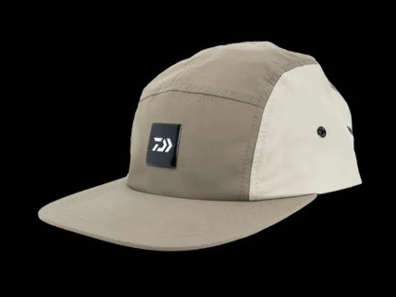 Daiwa Hats And Headwear|Flies>5 Panel Hat CA-70023 Black/Khaki