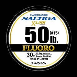 Daiwa Flies|Fluorocarbon Leaders>Saltiga Fluorocarbon X-Link Leader 30m