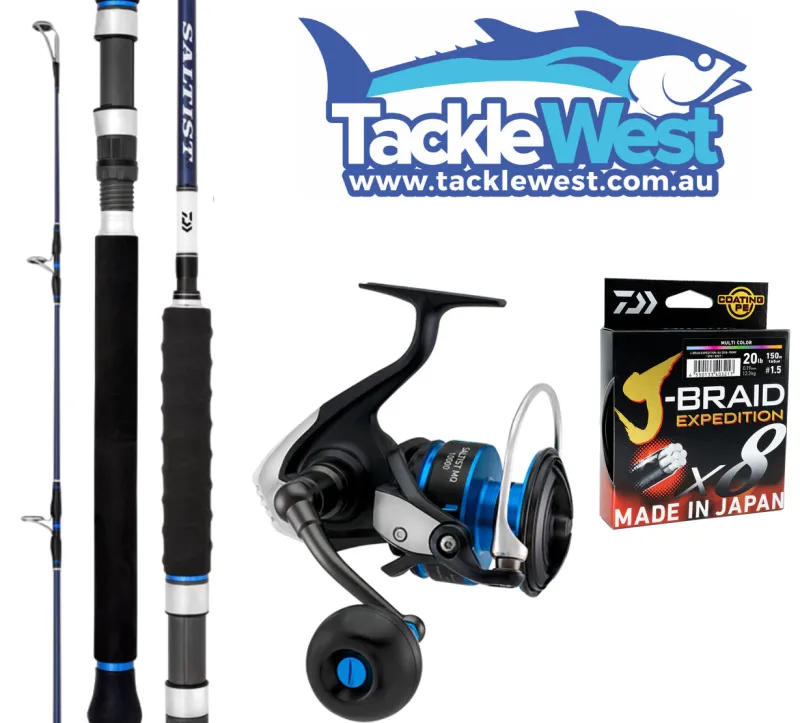 TackleWest Flies|Boat/Jigging Rod And Reel Combos>Daiwa Saltist Bottom Fishing Combo