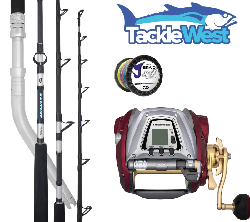 Daiwa Flies|Electric Rod And Reel Combos>Seaborg 1200 / Saltist Electric Combo