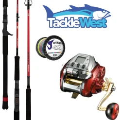 Daiwa Flies|Electric Rod And Reel Combos>Seaborg 500 Demon Blood Combo