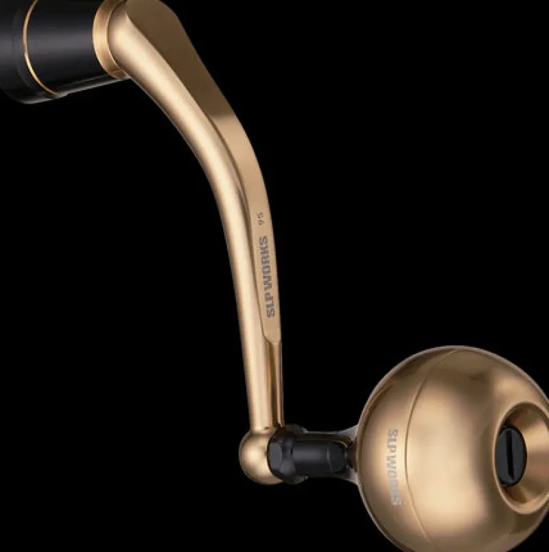 Daiwa Flies|Fishing Reel Parts>SLPW 20 Saltiga Power Handle Set 95mm Gold