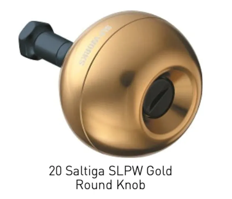Daiwa Flies|Fishing Reel Parts>SLPW 20 Saltiga Round Knob Gold