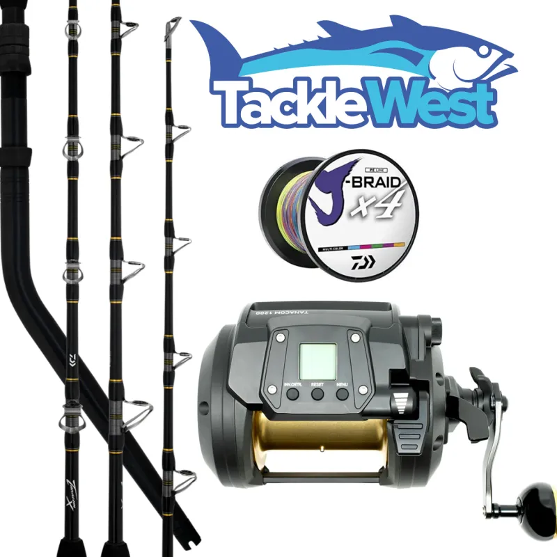 Daiwa Flies|Electric Rod And Reel Combos>Tanacom 1200 X Electric Combo