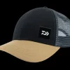 Daiwa Hats And Headwear|Flies>Trucker Cap CA-80023 Black/Tan