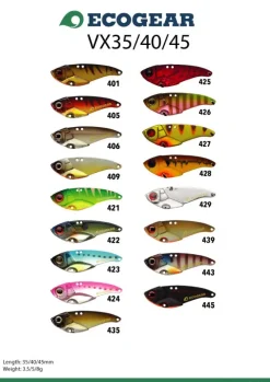Ecogear Flies|Fishing Lures>VX45 Blade