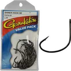 Gamakatsu Bait Hooks|Flies>Shiner Hooks 25-pack