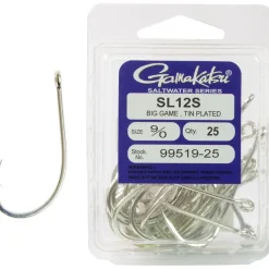 Gamakatsu Game Hooks|Game Hooks>SL12S Big Game Hooks 25-pack