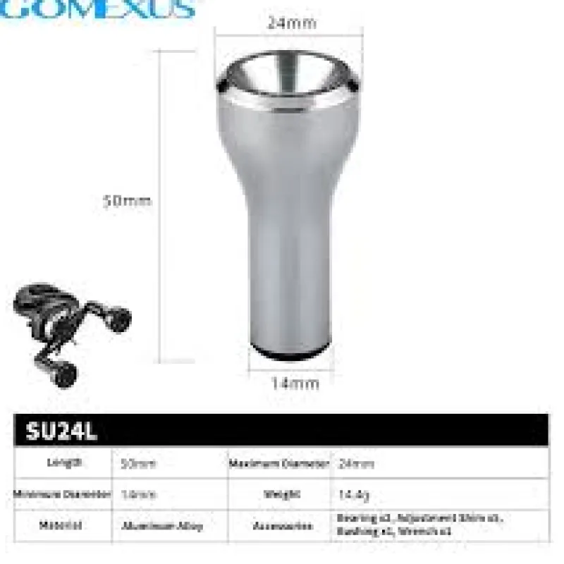 Gomexus Flies|Fishing Reel Parts>Aluminium Knob 24mm