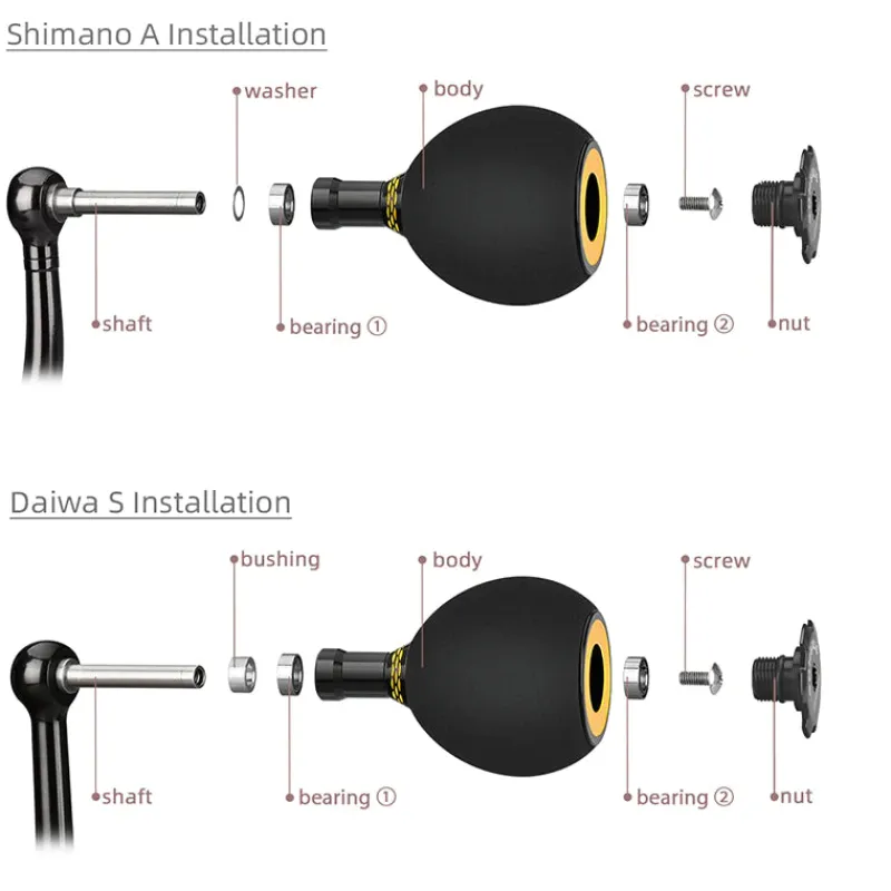 Gomexus Flies|Fishing Reel Parts>EVA Power Knob 38mm