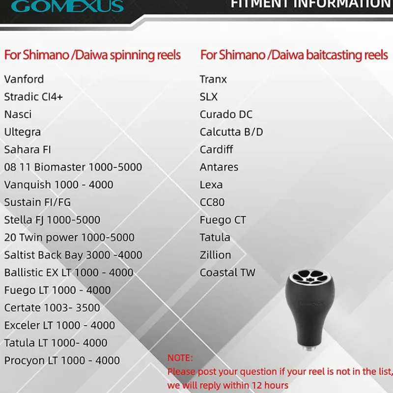 Gomexus Flies|Fishing Reel Parts>TPE Knob 30mm