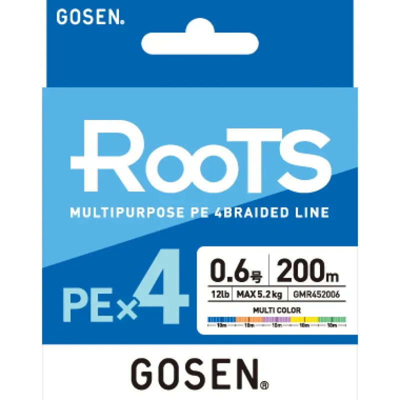 Gosen Flies|Fishing Lines>Roots PEx4 200mt