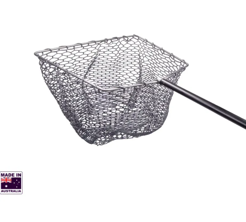 Hookem Nets|Flies>Net XL Heavy Duty Net with Rubber Mesh 50cm Deep