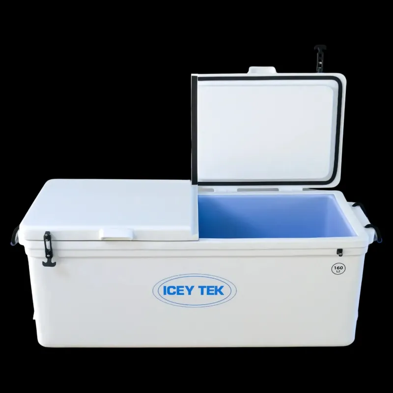 Icey Tek Fishing Catch Storage|Flies>160L White Split Lid Cooler