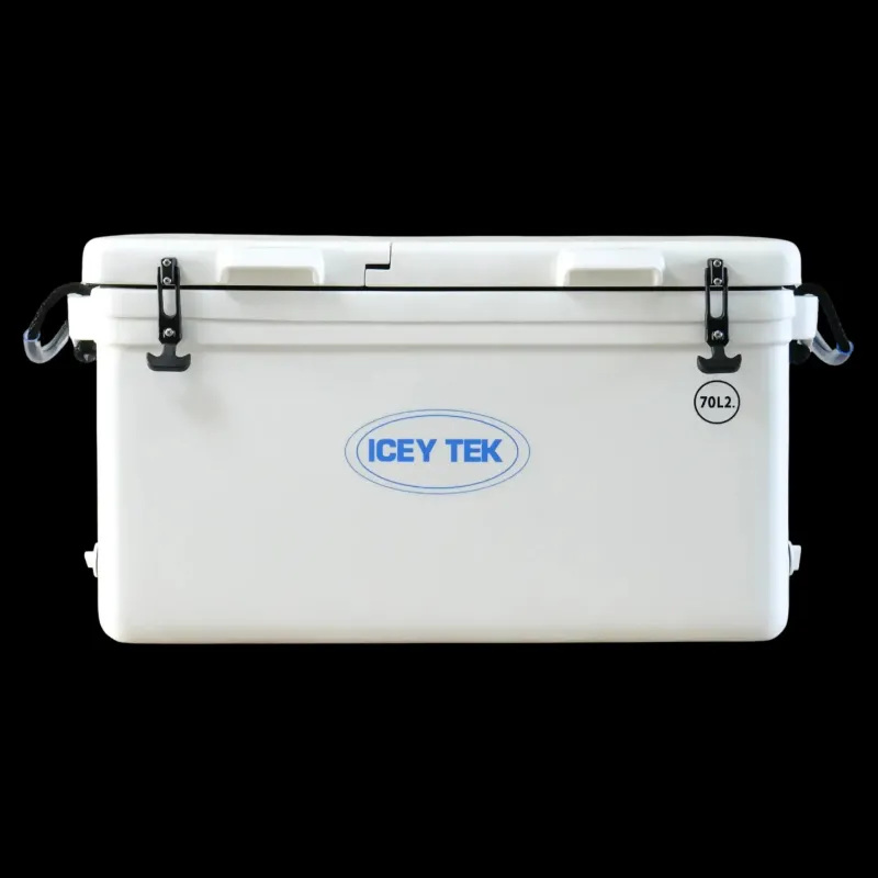 Icey Tek Fishing Catch Storage|Flies>70L White Split Lid Cooler