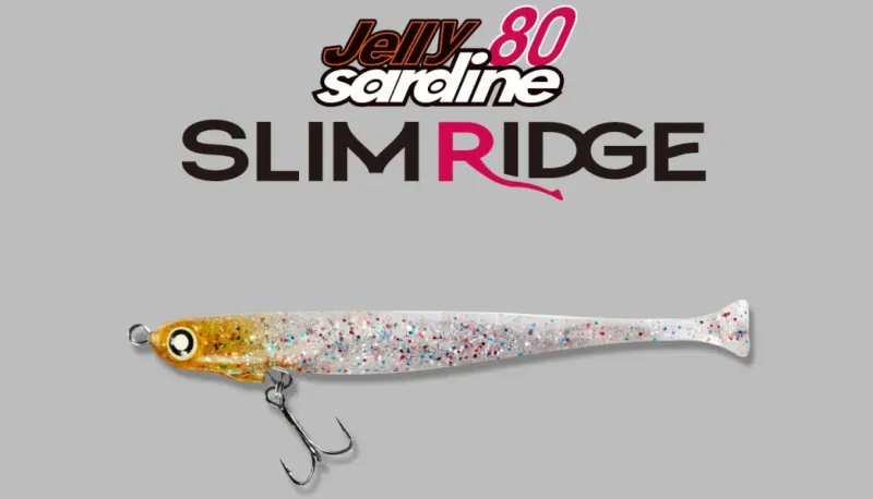 TackleWest Soft Plastic Lures|Flies>Jackall Jelly Sardine 80 Slim Ridge