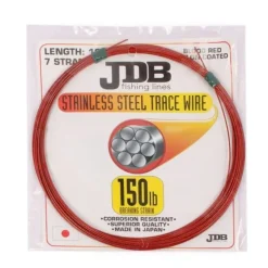JDB Flies|Fishing Lines>Nylon Coated SS Wire Red