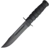 Ka-bar Hunting Knives|Flies>KB2221 Mark 1 Kraton Handle Knife with Black Leather Sheath Straight Edge