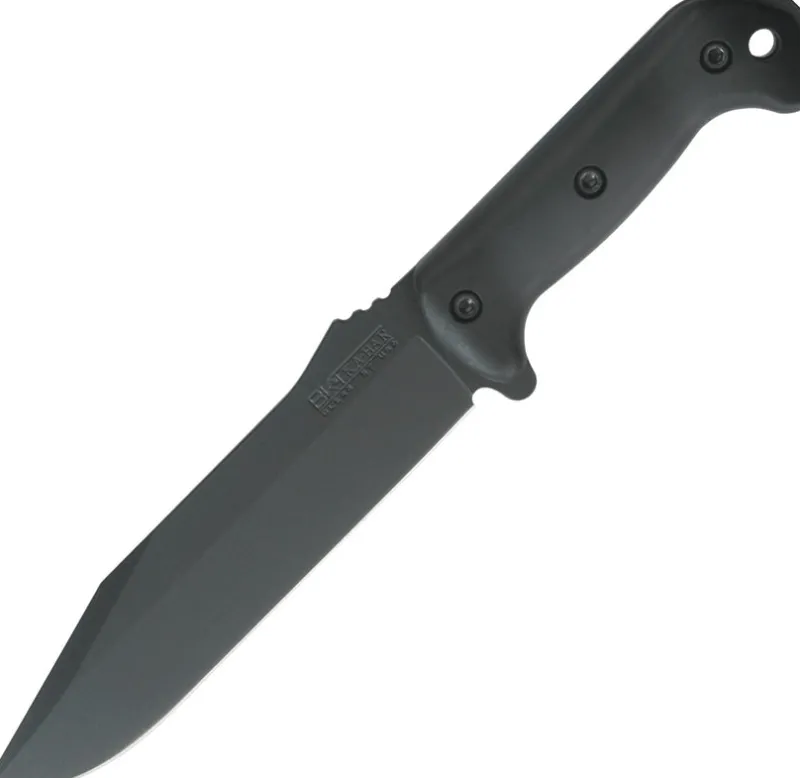 Ka-bar Hunting Knives|Flies>KBBK7 Becker Combat Utility Knife with Black Sheath Straight Edge