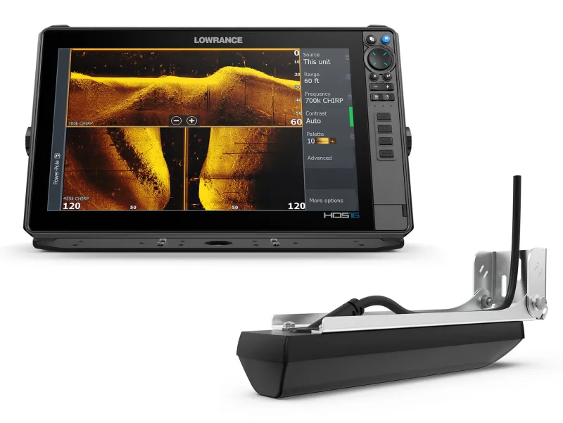 Lowrance Lowrance Australia|Flies>HDS Pro 16 with 3 in 1 HD Transducer and CMap AUS