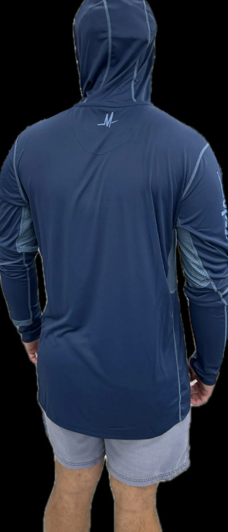 Malosi Long Sleeve Shirts Mens|Flies>Eclipse Pro Sunshirt Navy