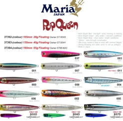 Maria Popper Lures|Flies>Pop Queen F160
