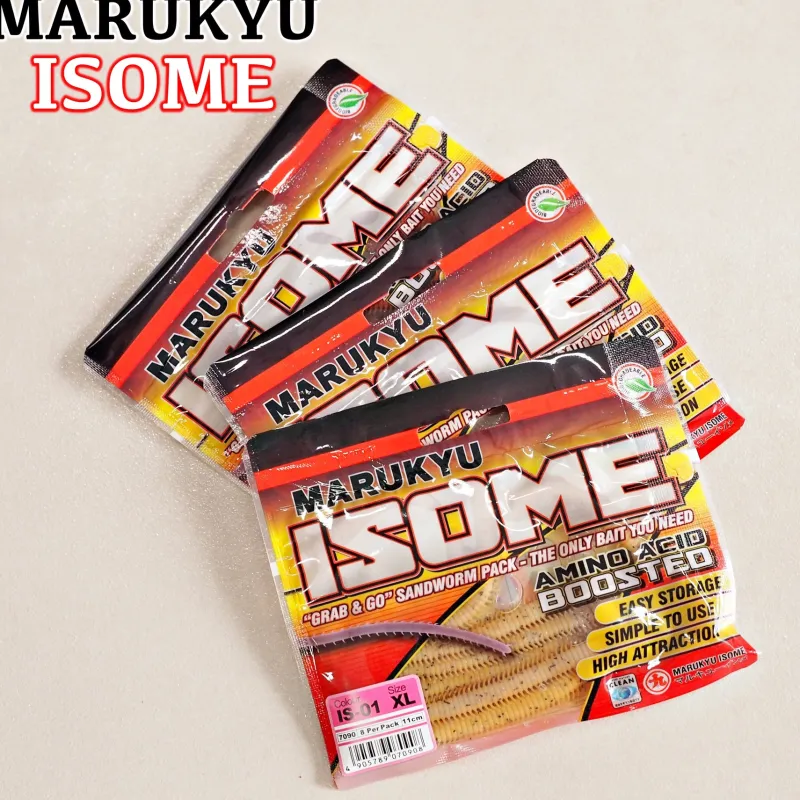 TackleWest Soft Plastic Lures|Flies>Marukyu Isome Worm Xl