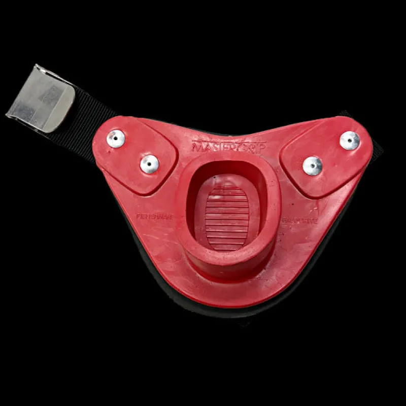 Mastergrip Gimbal/Fighting Belts|Flies>Stainless Buckle Rod Bucket Red
